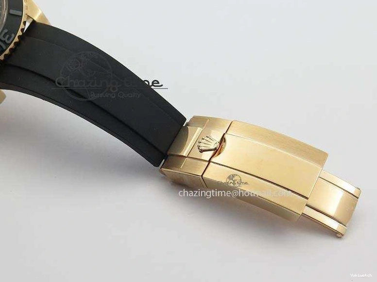 Strap Bezel Extra Strap) 116655 Black Rubber Edition (Free A2836 On 1:1 Noob Ceramic Best Black Yacht-Master 0323